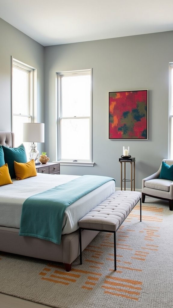 bold accent colors inspirations