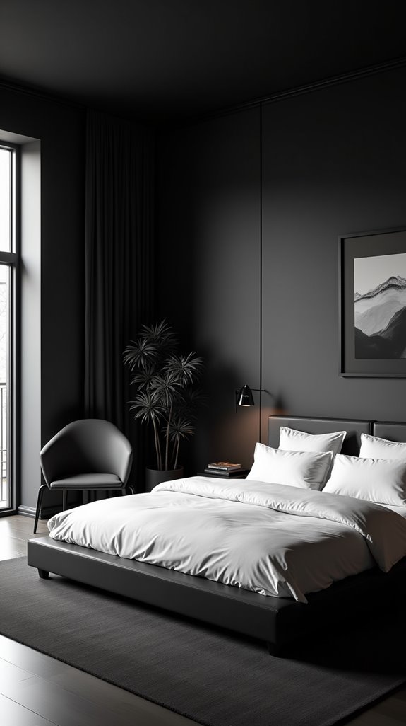 bold black minimalist aesthetics