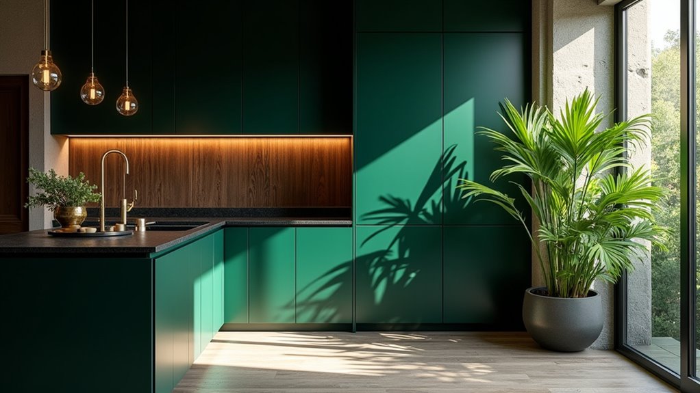 bold green black contrast
