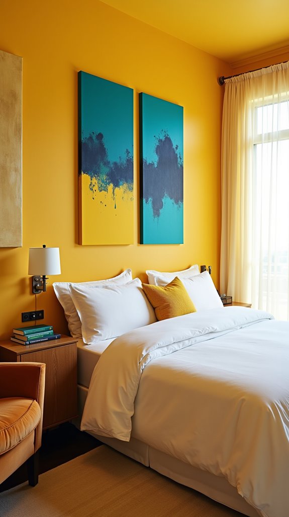 bold yellow artwork selection