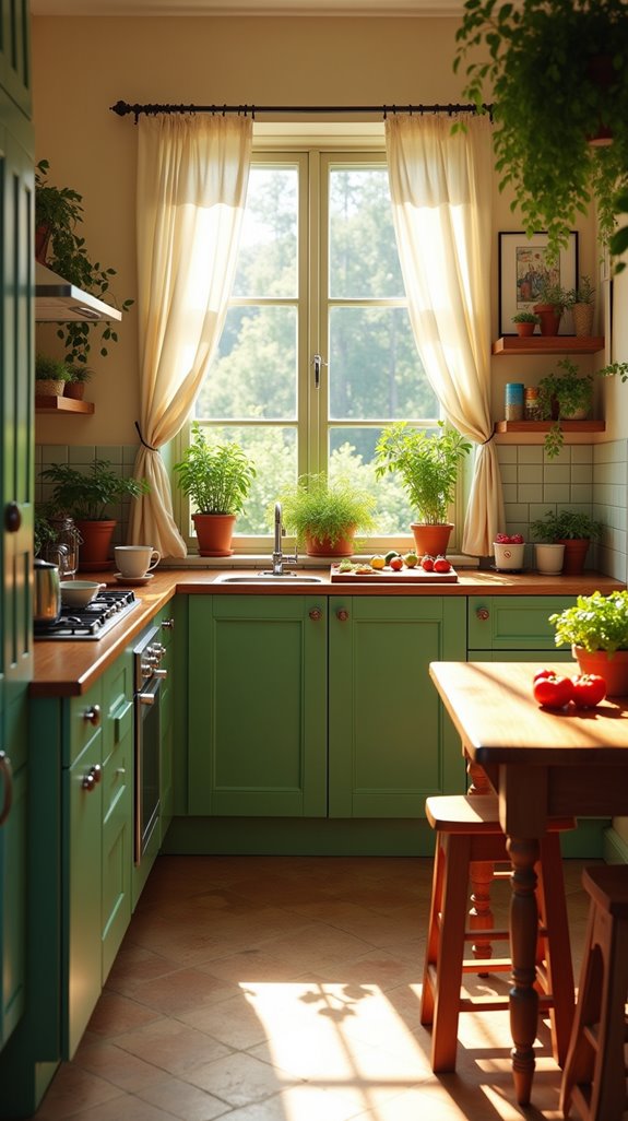 bright airy inviting kitchen