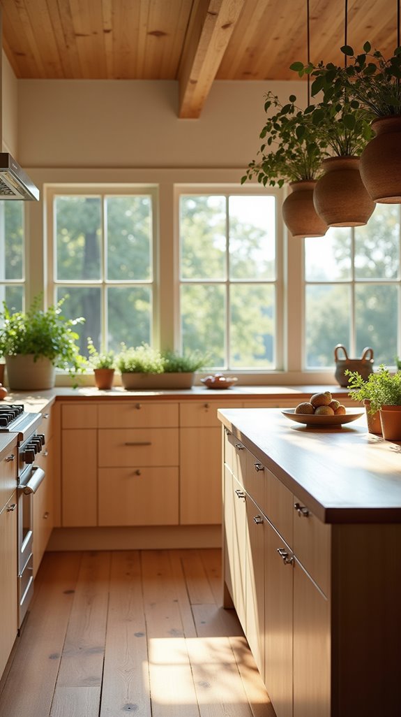 bright light wood elements