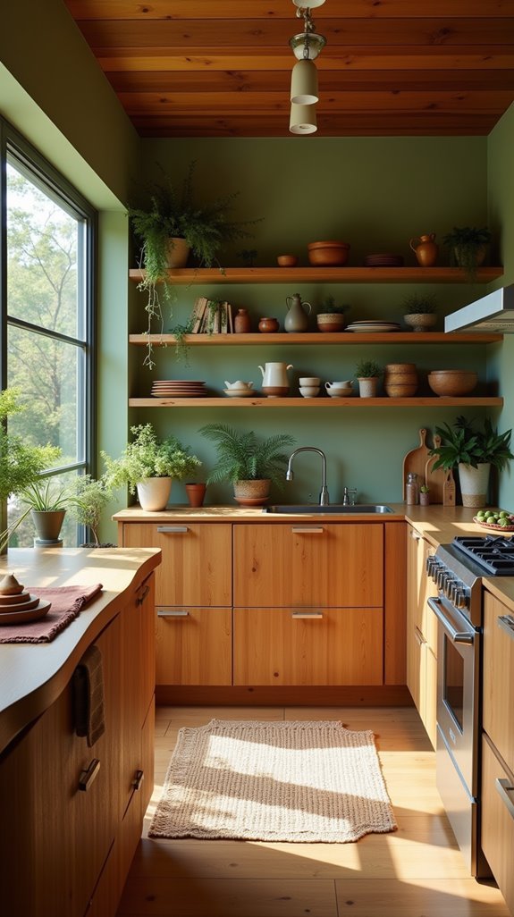 calm cooking space design