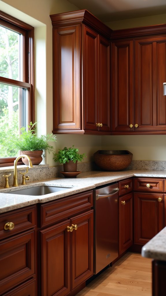 cherry cabinet decor ideas