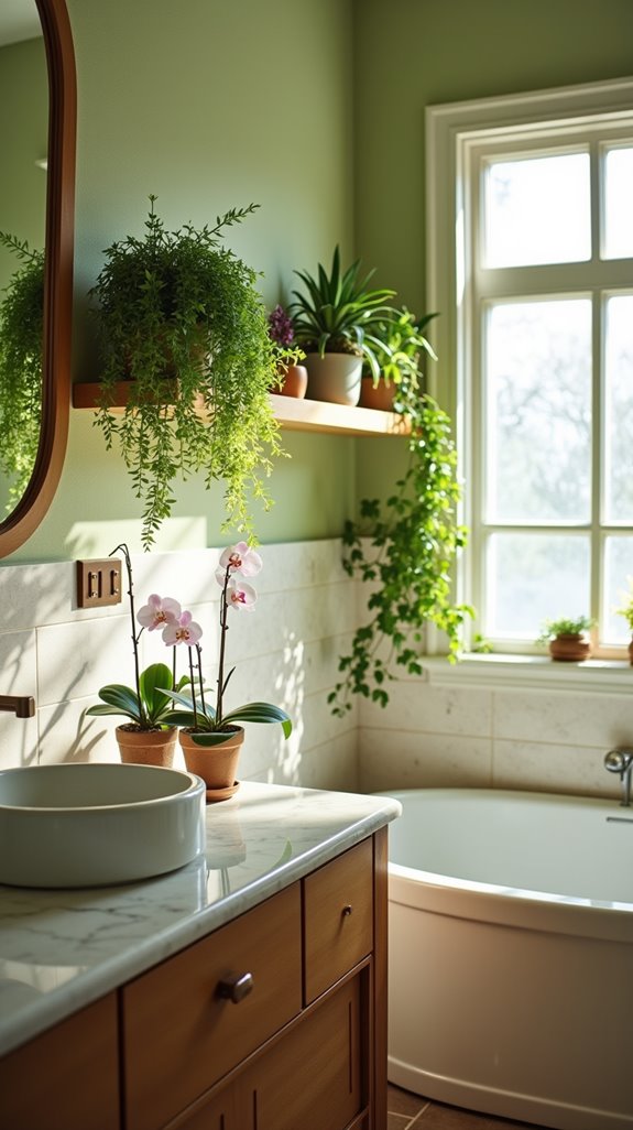 choosing bathroom friendly plants