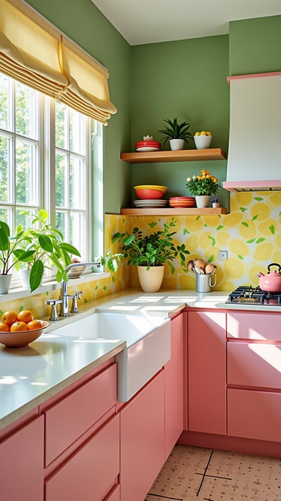 citrus accents brighten kitchens