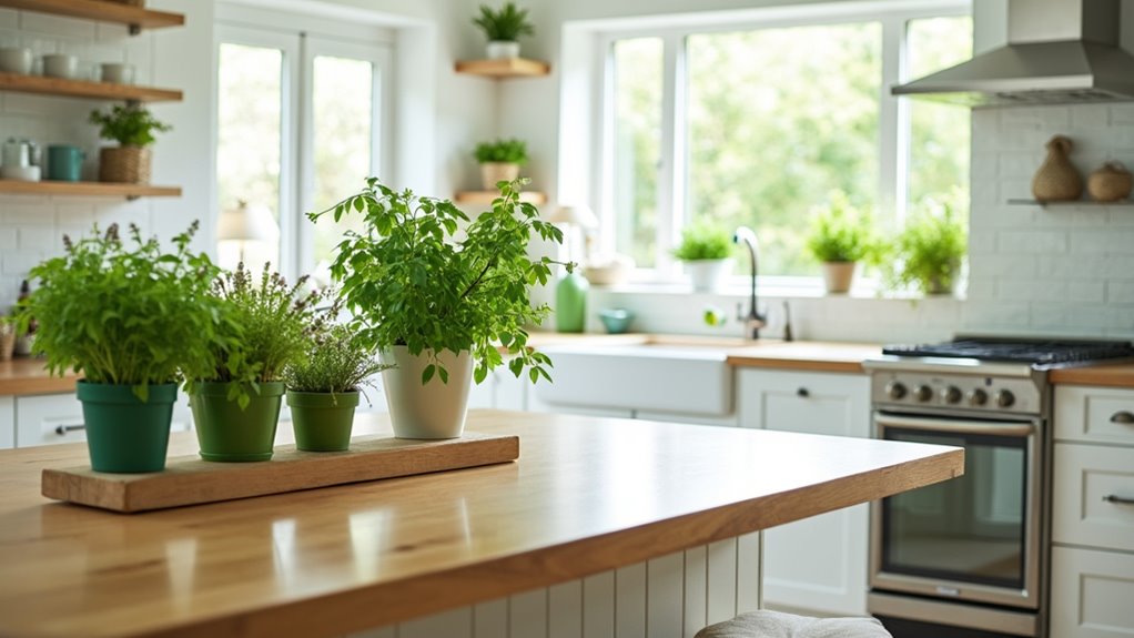 clean and fresh kitchen