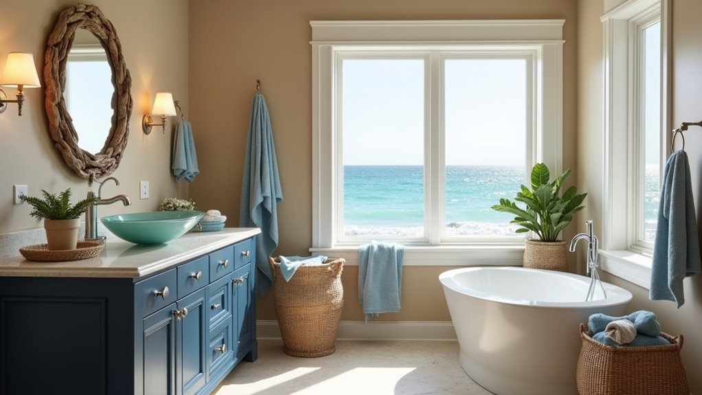 coastal earthy bathroom designs