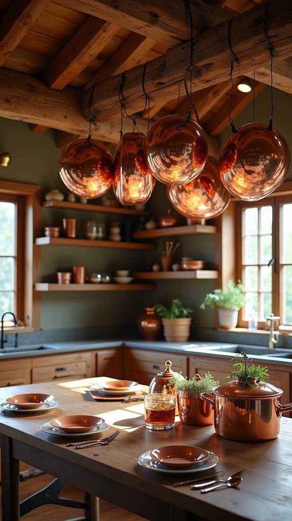copper and wood harmony