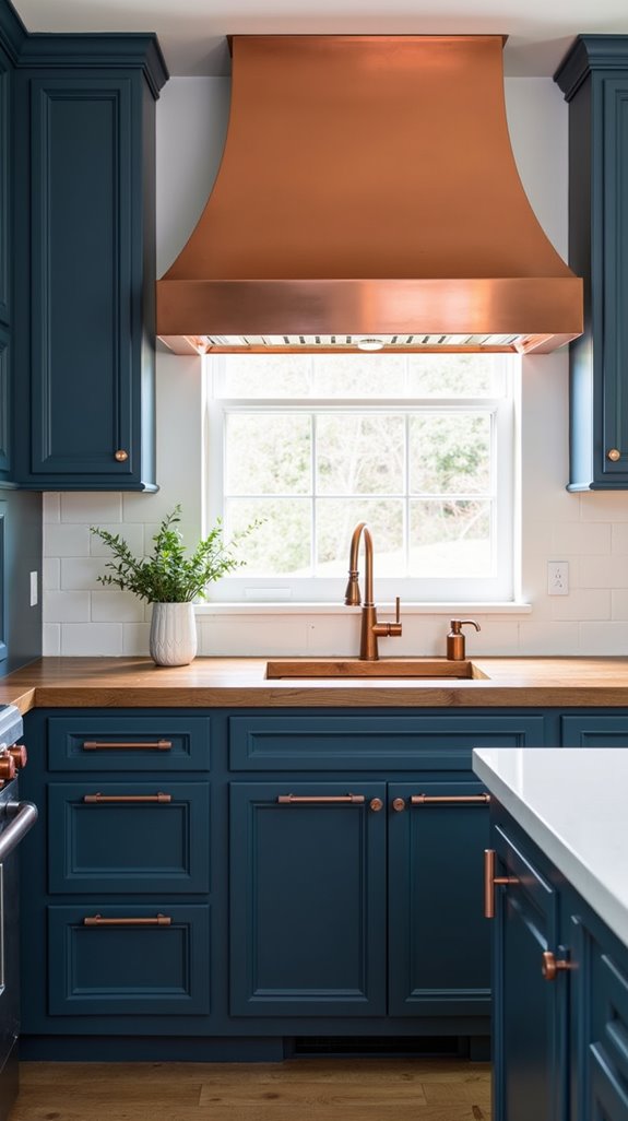 copper fixtures enhance functionality