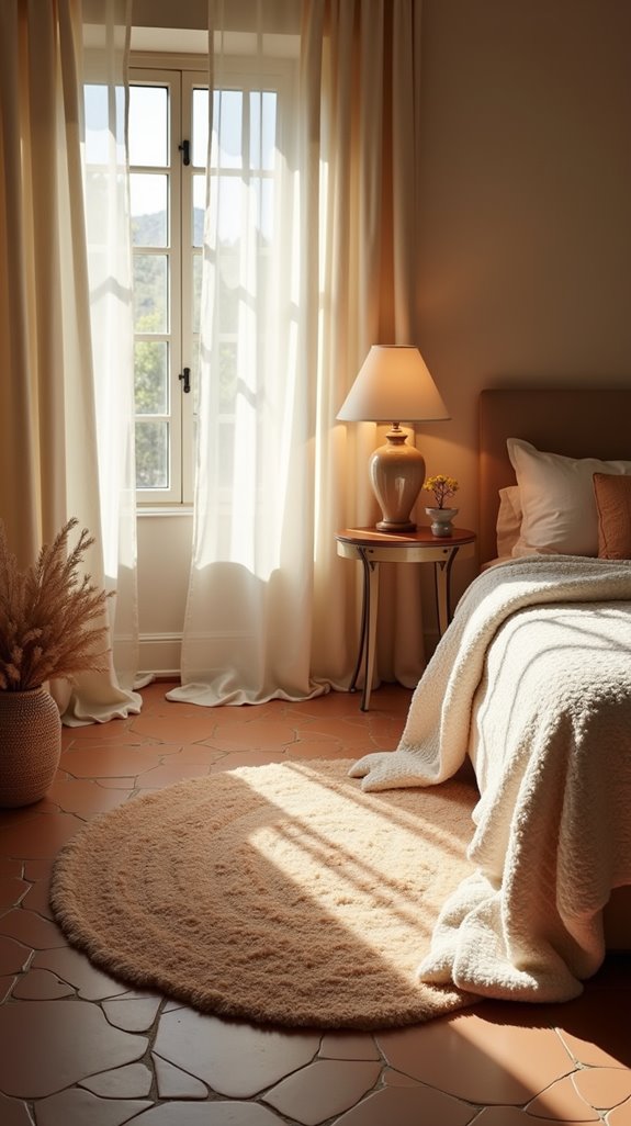 cozy ambiance through unique tiles