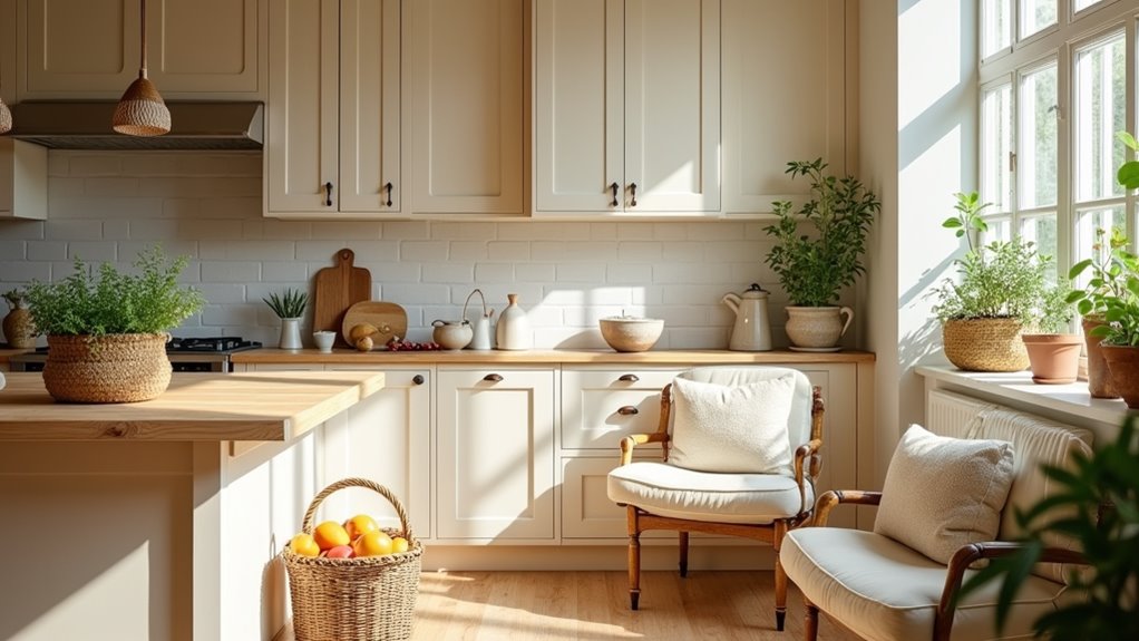 cozy cream wood kitchens
