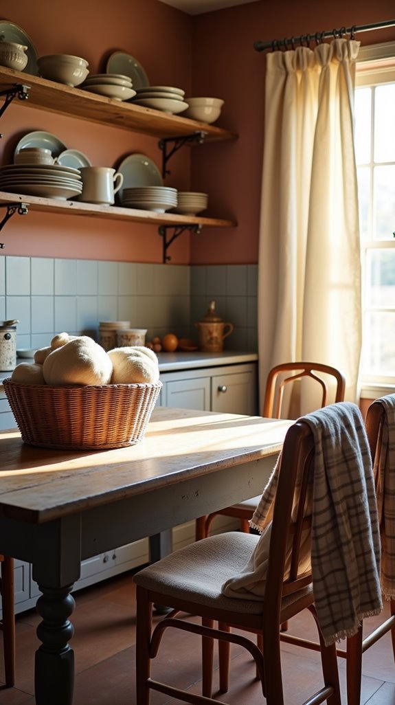 cozy farmhouse textile selection