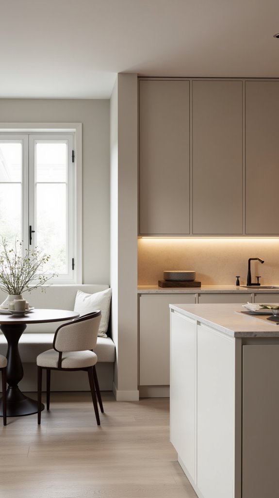 cozy kitchen dining space