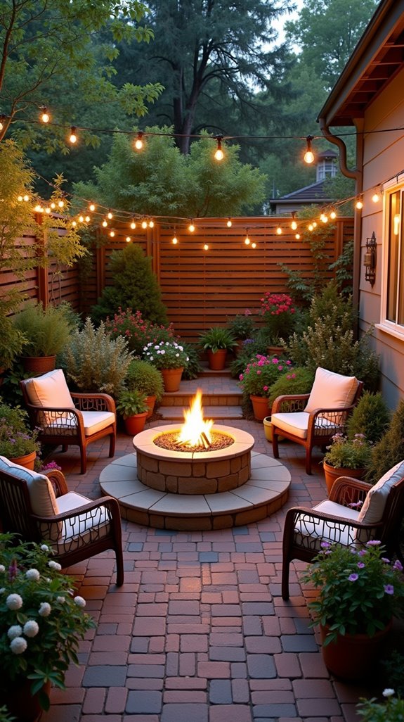 cozy outdoor year round gatherings