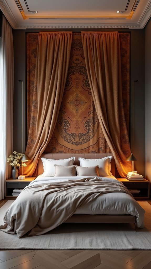 cozy tapestry bedroom transformation