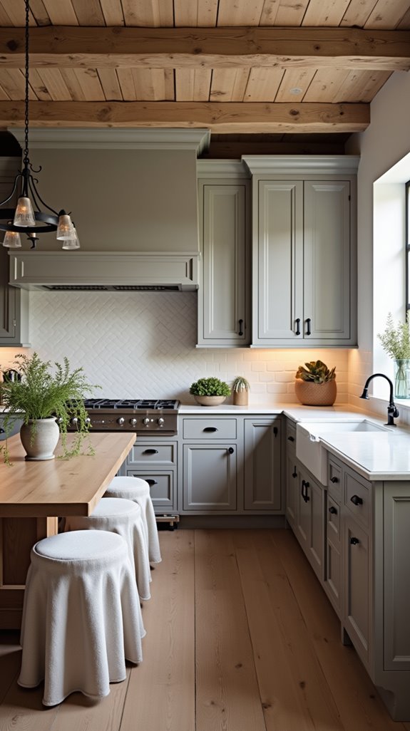 cozy taupe and wood blend