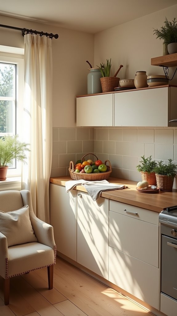 cozy textures for kitchens
