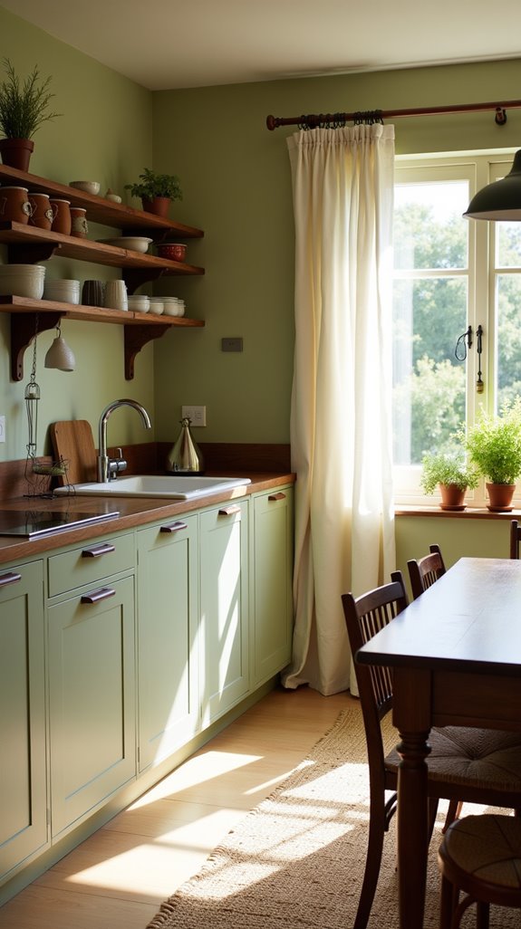 cozy wood accents enhance warmth