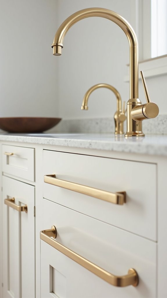 customizable white gold hardware