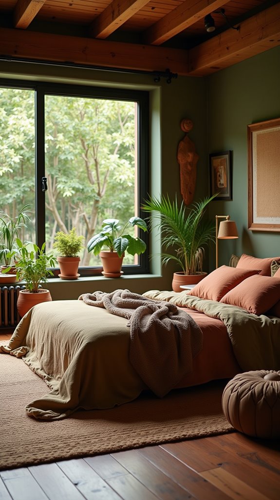 earthy colors promote tranquility