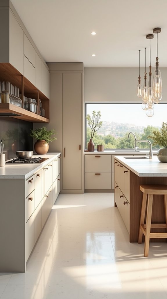 efficient minimalist kitchen design