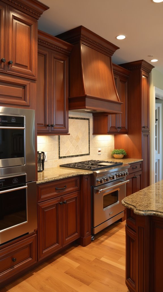 elegant cherry wood kitchens