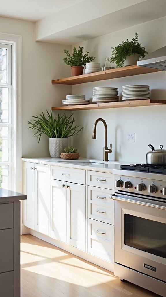 elegant efficient kitchen organization