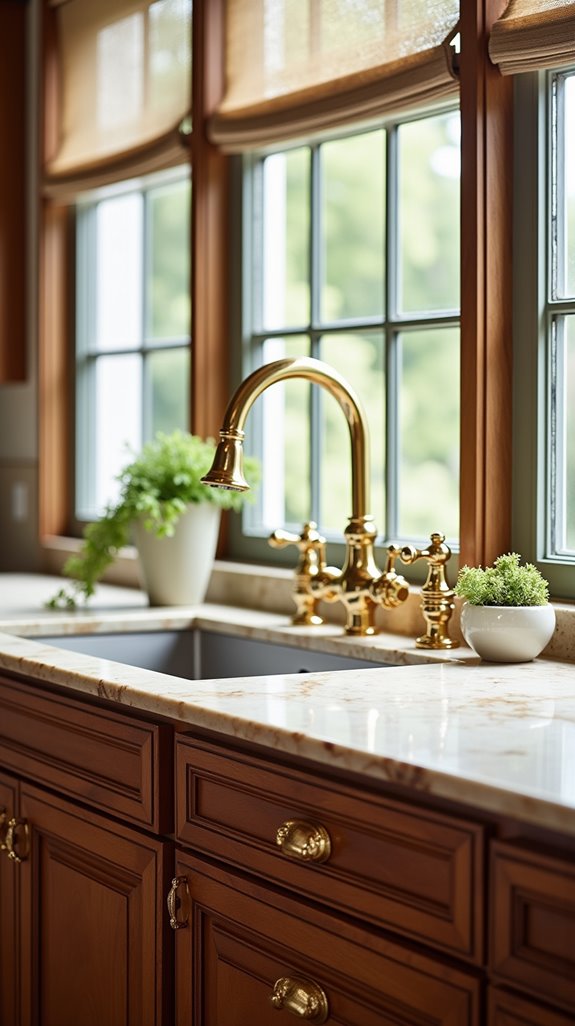 elegant gold cabinet hardware