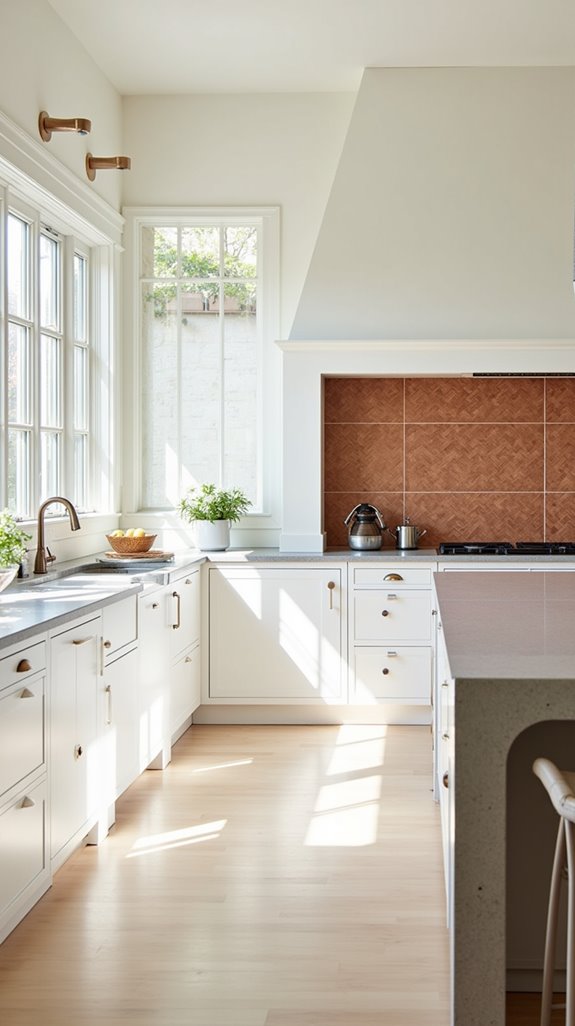 elegant warmth and contrast