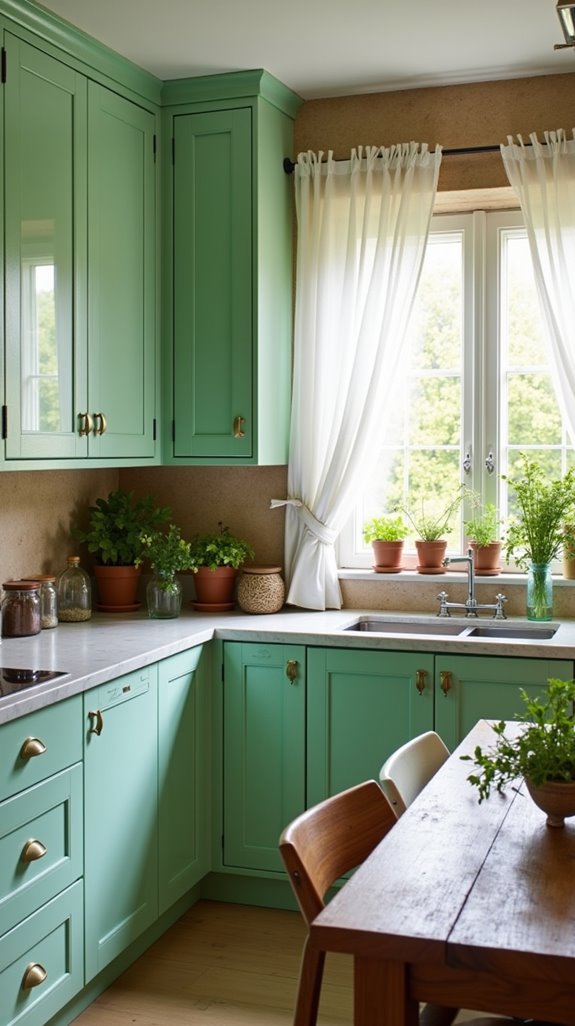 enhancing kitchen with nature