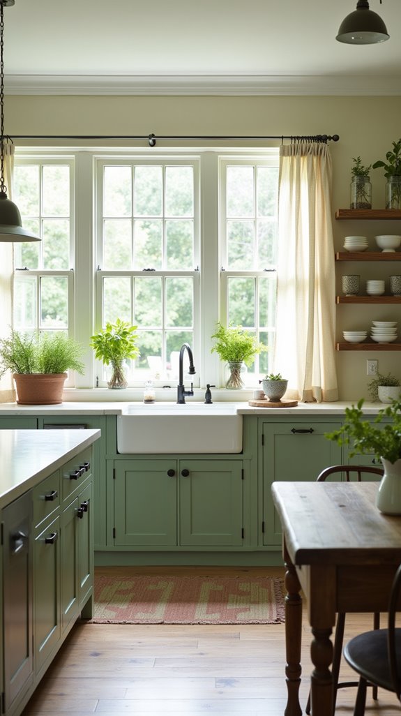 farmhouse chic kitchen design