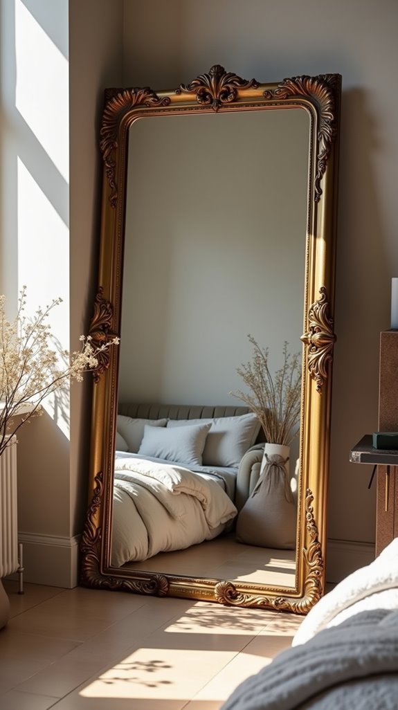 framed mirrors enhance aesthetics