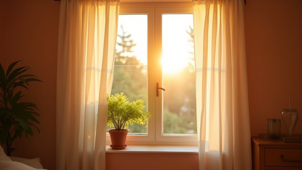 framing light through windows