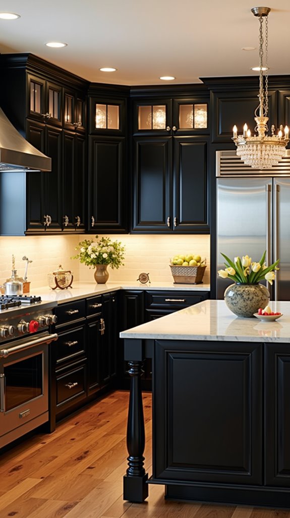 functional black and cream layout