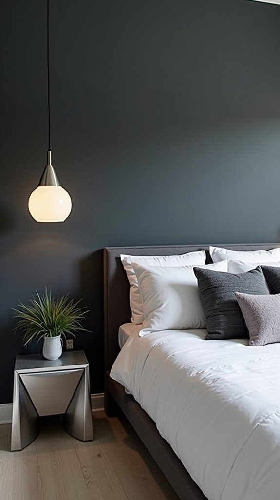 gray accent wall ideas