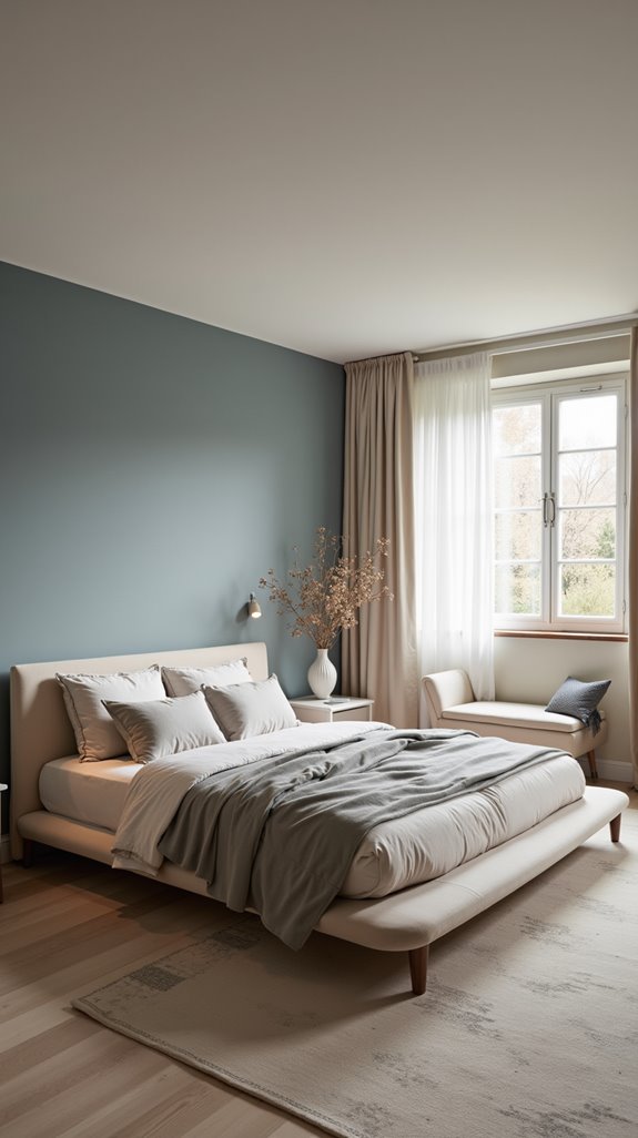 harmonious bedroom color palette