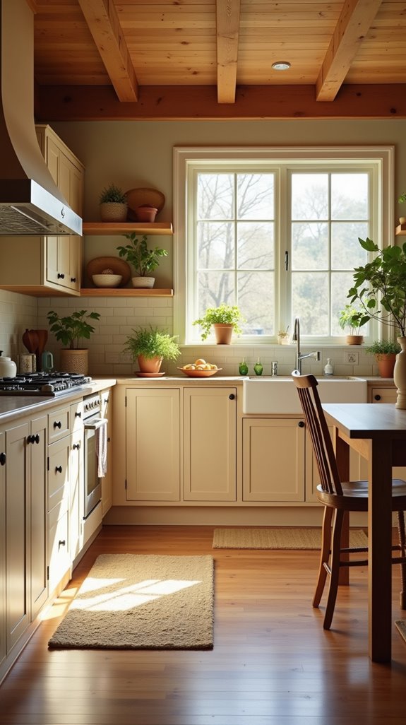 harmonious flooring for kitchens
