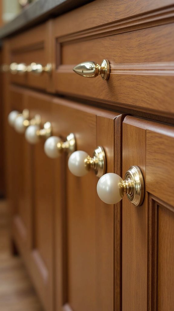 high quality white gold hardware