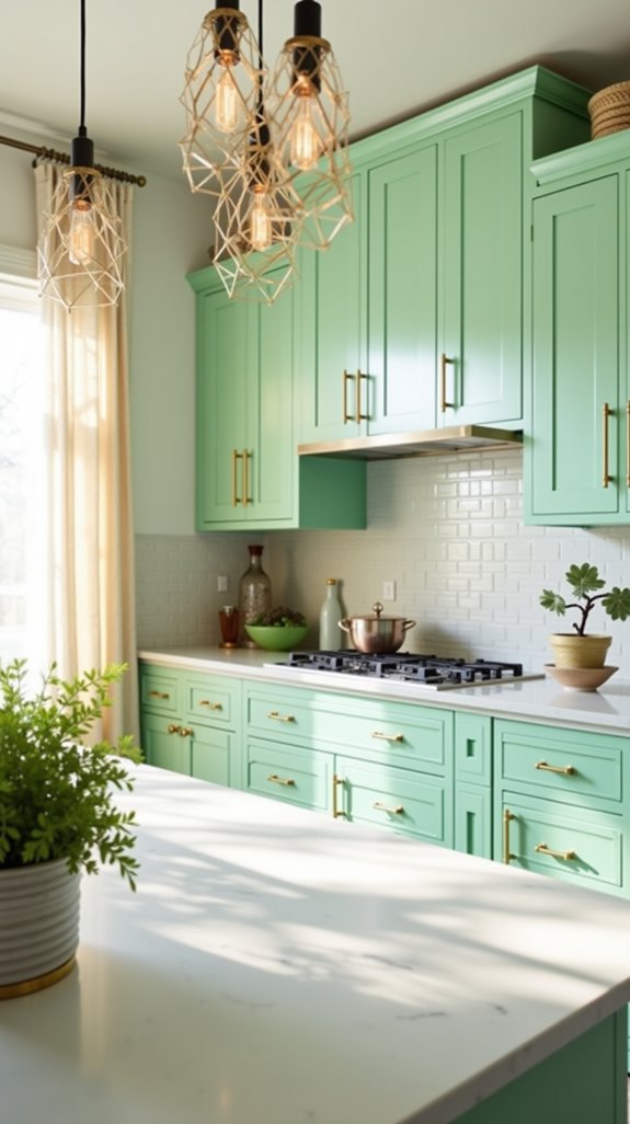 illuminate your pistachio kitchen