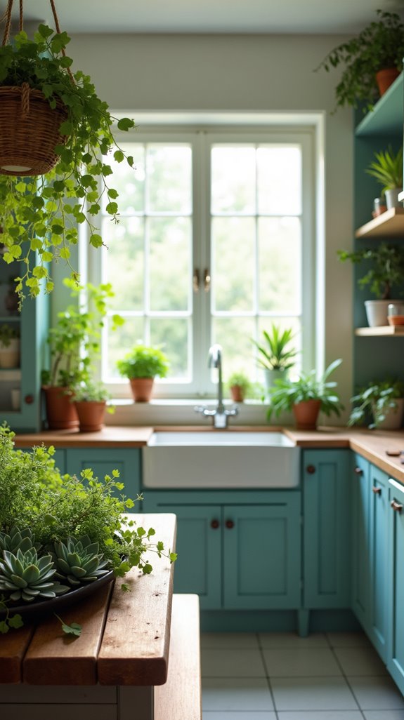 incorporate plants for freshness