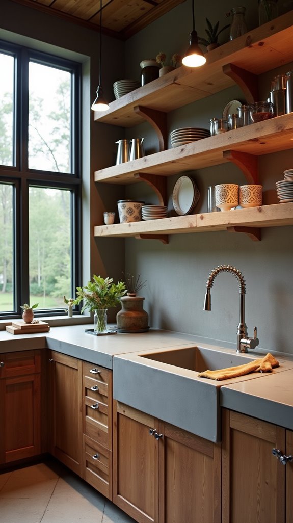 inviting industrial kitchen design