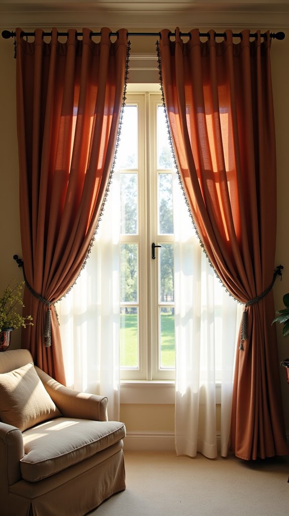 layered curtains elevate aesthetics