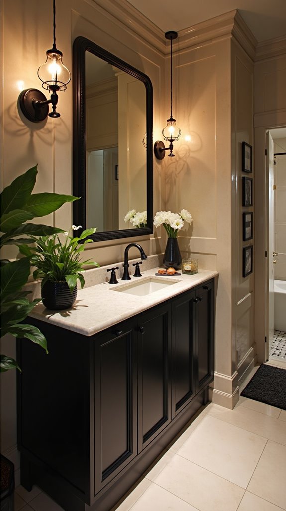 layered lighting for ambiance