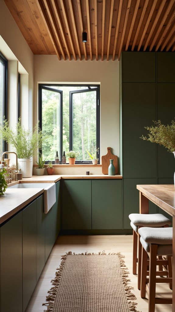layered textures for kitchens