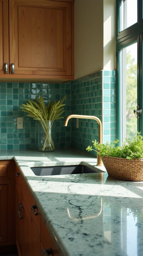 layering textures in kitchens