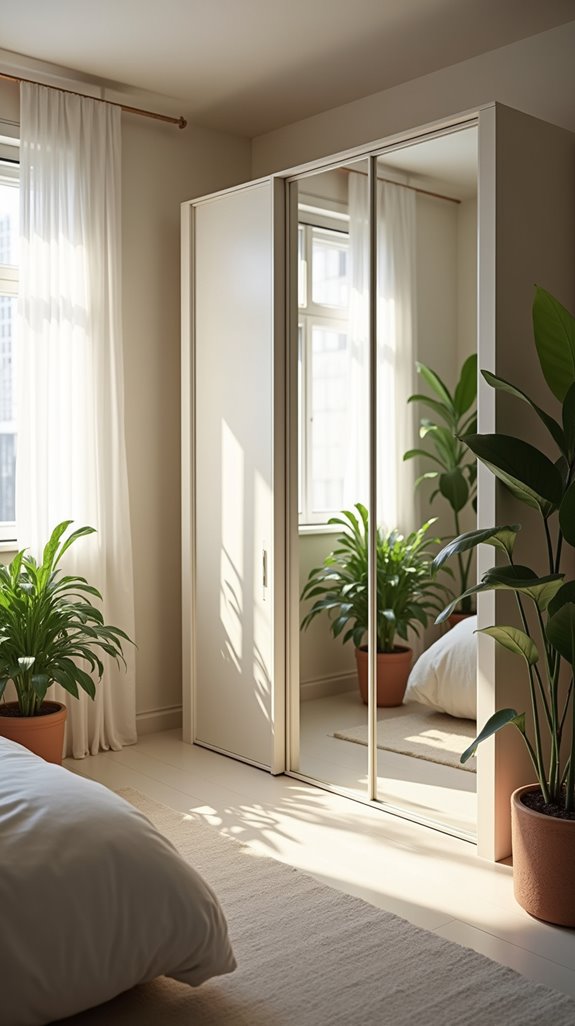 maximize light with mirrors