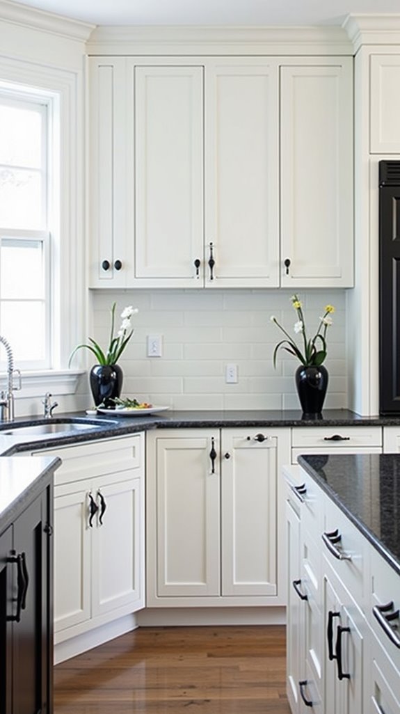 minimalist all white kitchen elegance