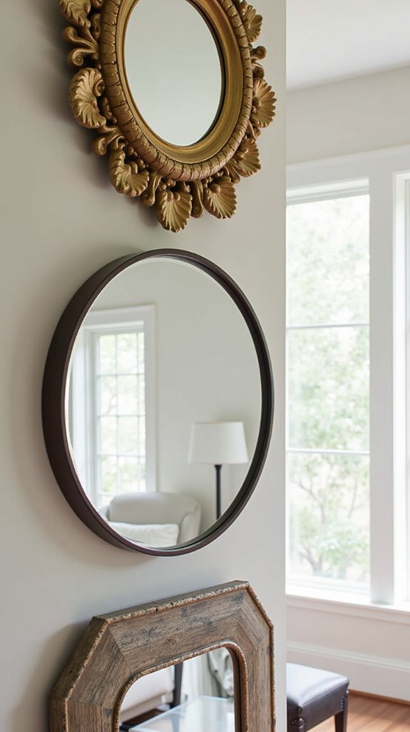 mirror gallery wall ideas