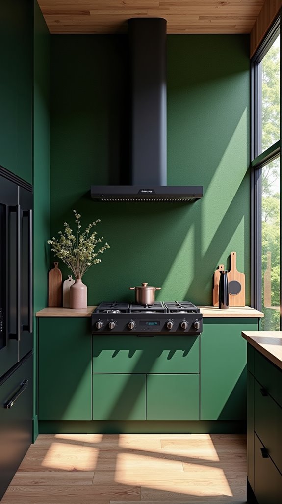 modern black kitchen elegance